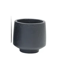 Haveson Pflanztopf PORES anthrazit 23 x 23 x 21 cm