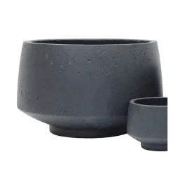 Haveson Pflanztopf PORES LxBxH 53 x 53 x 33 cm anthrazit