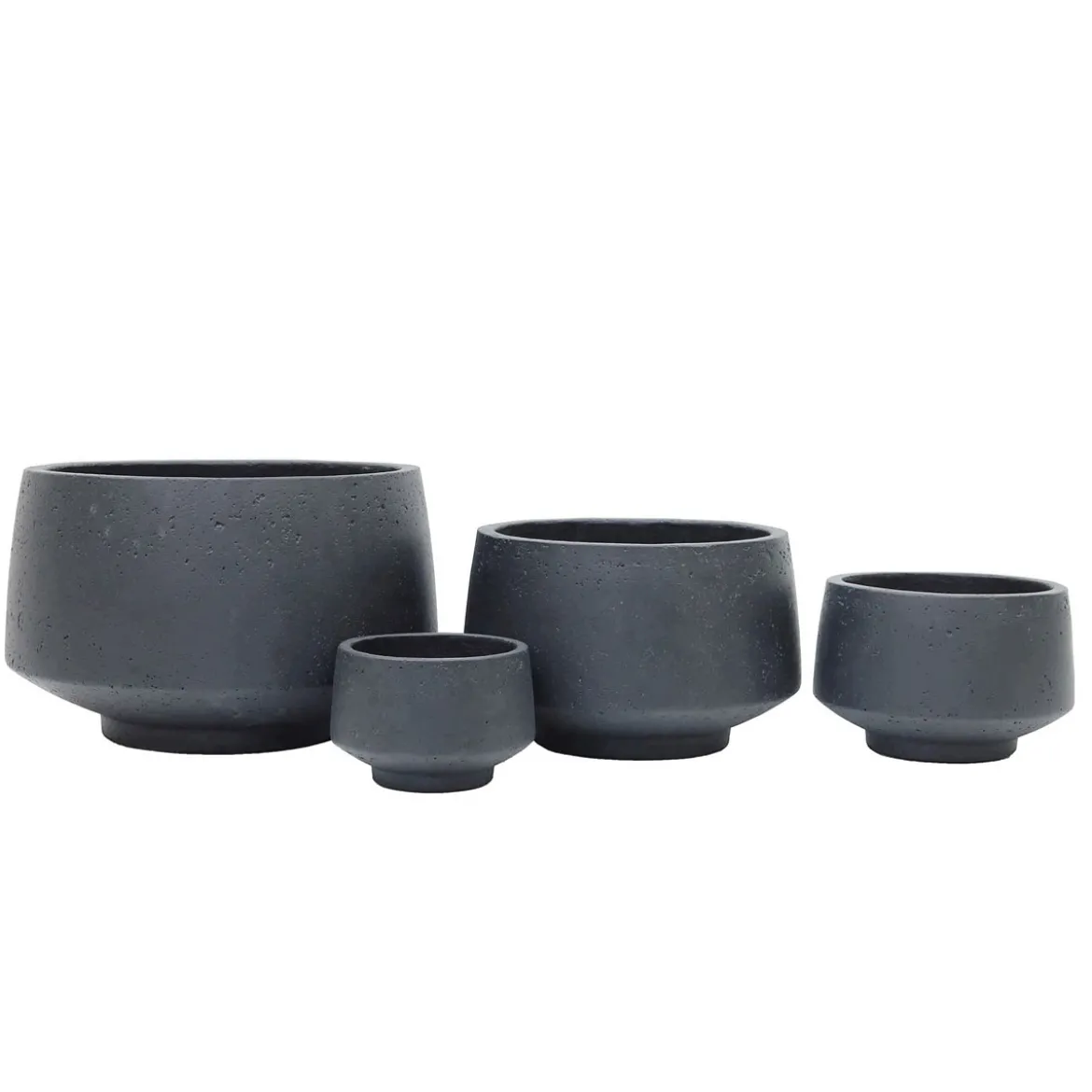 Haveson Pflanztopf PORES LxBxH 53 x 53 x 33 cm anthrazit