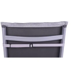Haveson Sitzauflage Niederlehner 100x48x4cm hellgrau