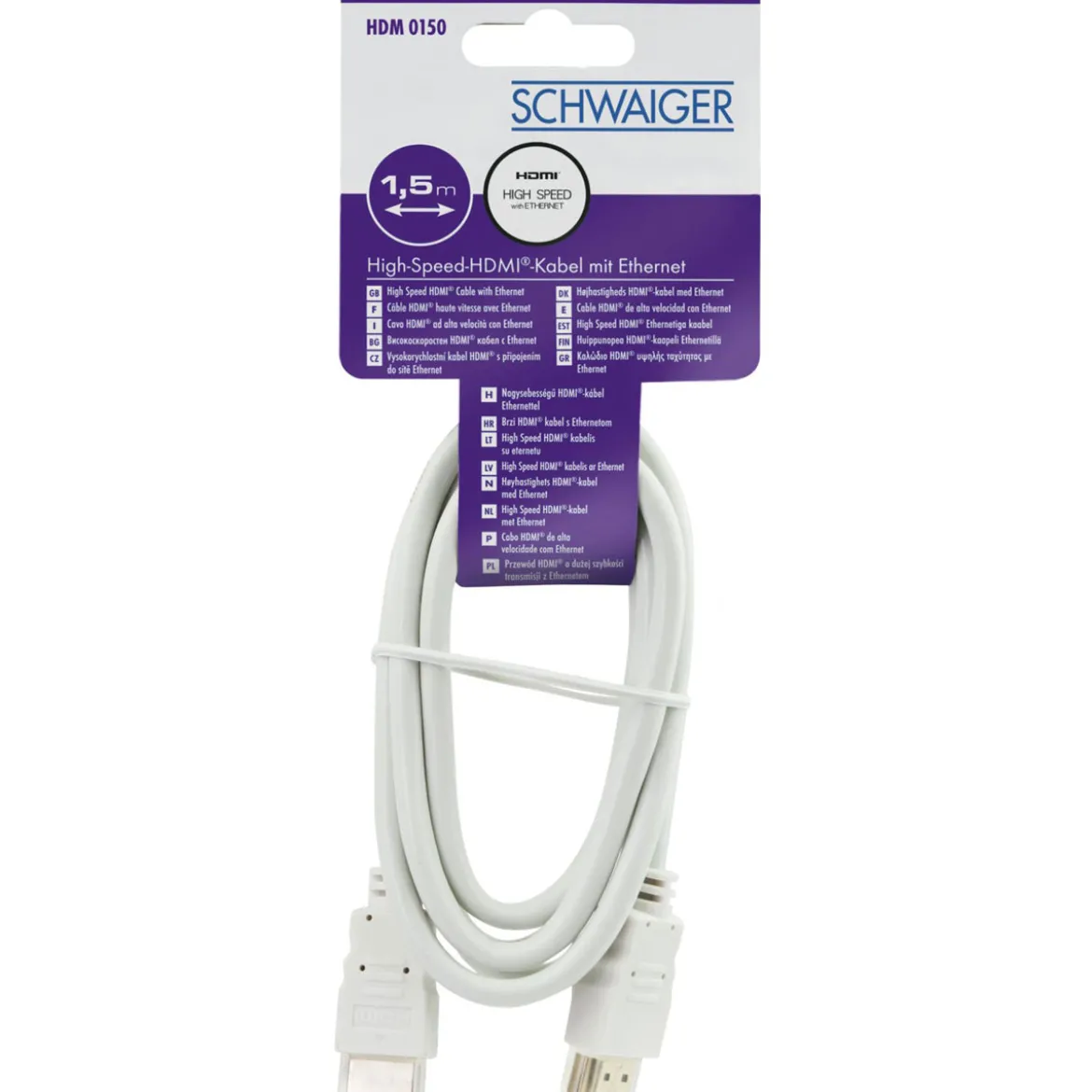 HDMI-Kabel HDMI-St/St 1,5m ws