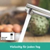 HG SP-Armatur Zesis M33,chrom,Keramik-Mischsystem,schwenkbar, Easy-Clean-Perl.