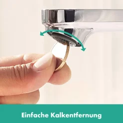 HG Wannenarmatur Rebris S,chrom,mitKeramik-Mischsystem,1/2" Brauseanschluss