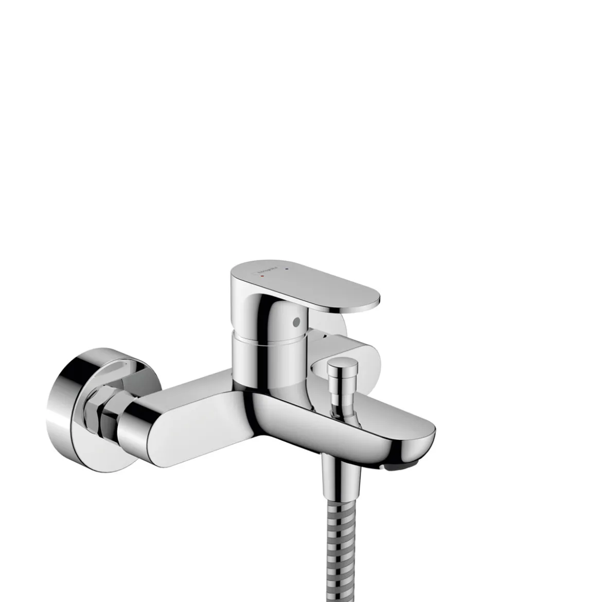 HG Wannenarmatur Rebris S,chrom,mitKeramik-Mischsystem,1/2" Brauseanschluss