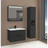 Hochschrank Amy, 35cm, 2 Türen, 1 Schublade