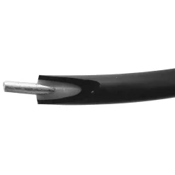 Hochspannungs-Untergrundkabel schwarz 25 m Durchmesser 1,6 mm