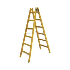 Holz-Doppelsprossenleiter 2x6