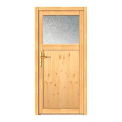 Holz-Nebeneingangstür NET 05 Fichte DIN rechts