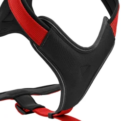 Hunter Hundegeschirr Neopren rot-schwarz Größe XS