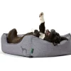 Hunter Hundesofa Boston grau 80 x 60 cm Größe M