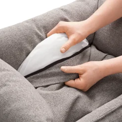 Hunter Hundesofa Prag grau 90 x 70 cm