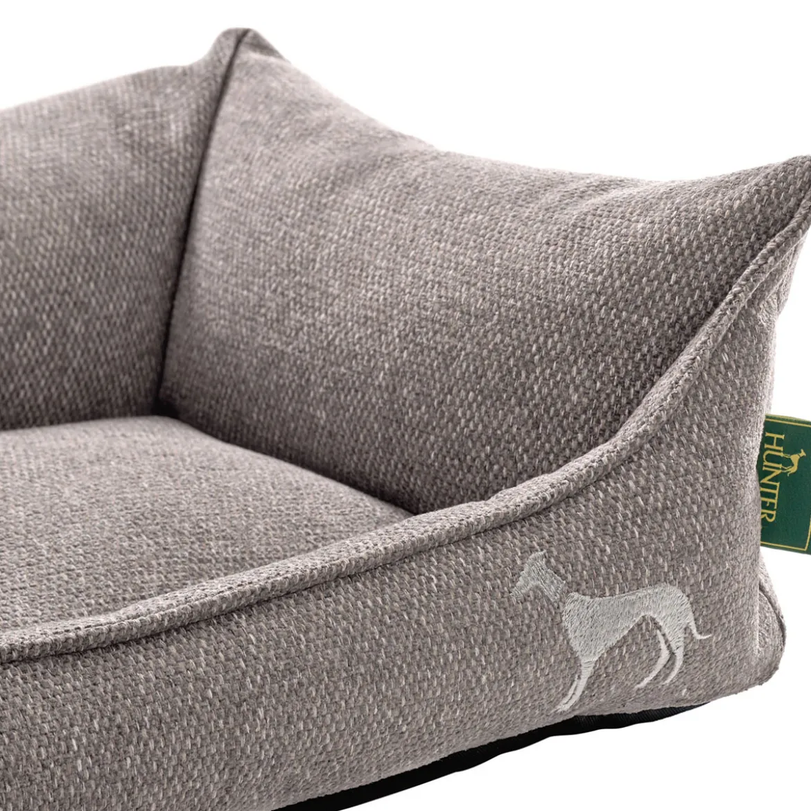Hunter Hundesofa Prag grau 90 x 70 cm