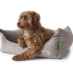 Hunter Hundesofa Prag grau 90 x 70 cm
