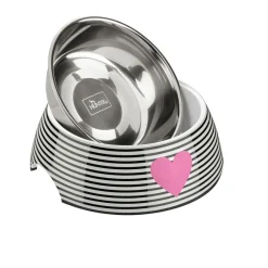 Hunter Melamin-Napf Biri weiß-schwarz 700 ml