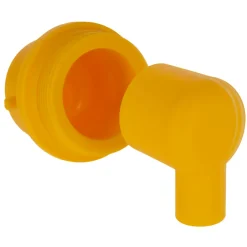 Hygieneventil mit Latexsauger gelb