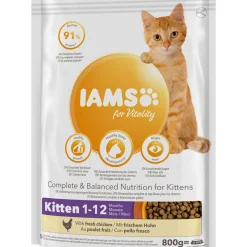 IAMS Trockenfutter Vital Kätzchen Huhn 800 g