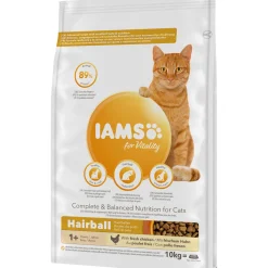 IAMS Trockenfutter Vital Katze Haarballen Huhn 10 kg