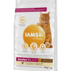 IAMS Trockenfutter Vital Katze Senior Huhn 10 kg