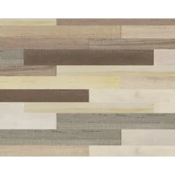 INDO-FSC Barnwall Lombardy Wandverkleid.Paket 0,86 m2, 3 Breiten 120x15/12/9x1cm