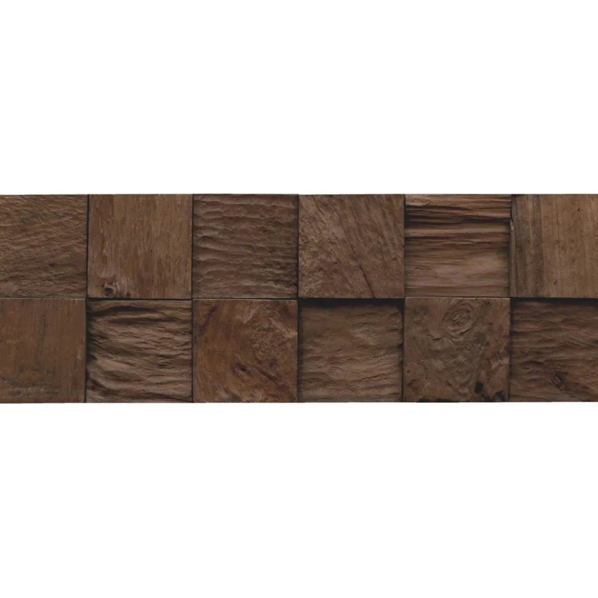 Indo Teak Classic Cube Sulavesi Inh. 10Stueck, 552x184x10-20 mm