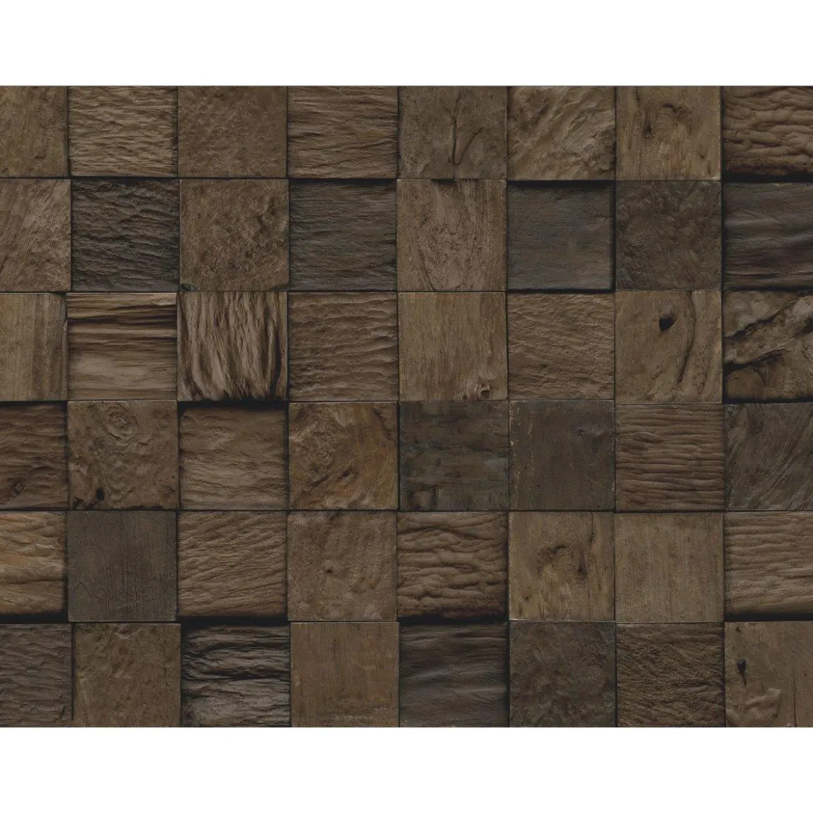 Indo Teak Classic Cube Sulavesi Inh. 10Stueck, 552x184x10-20 mm