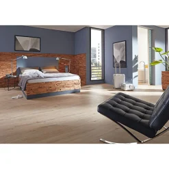 Indo Teak Paneel Natur, Inhalt 10 Stueck500x200x10-20 mm