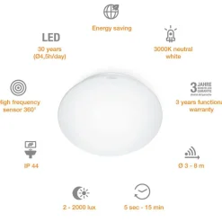 Innenleuchte RS 16 LED Glas