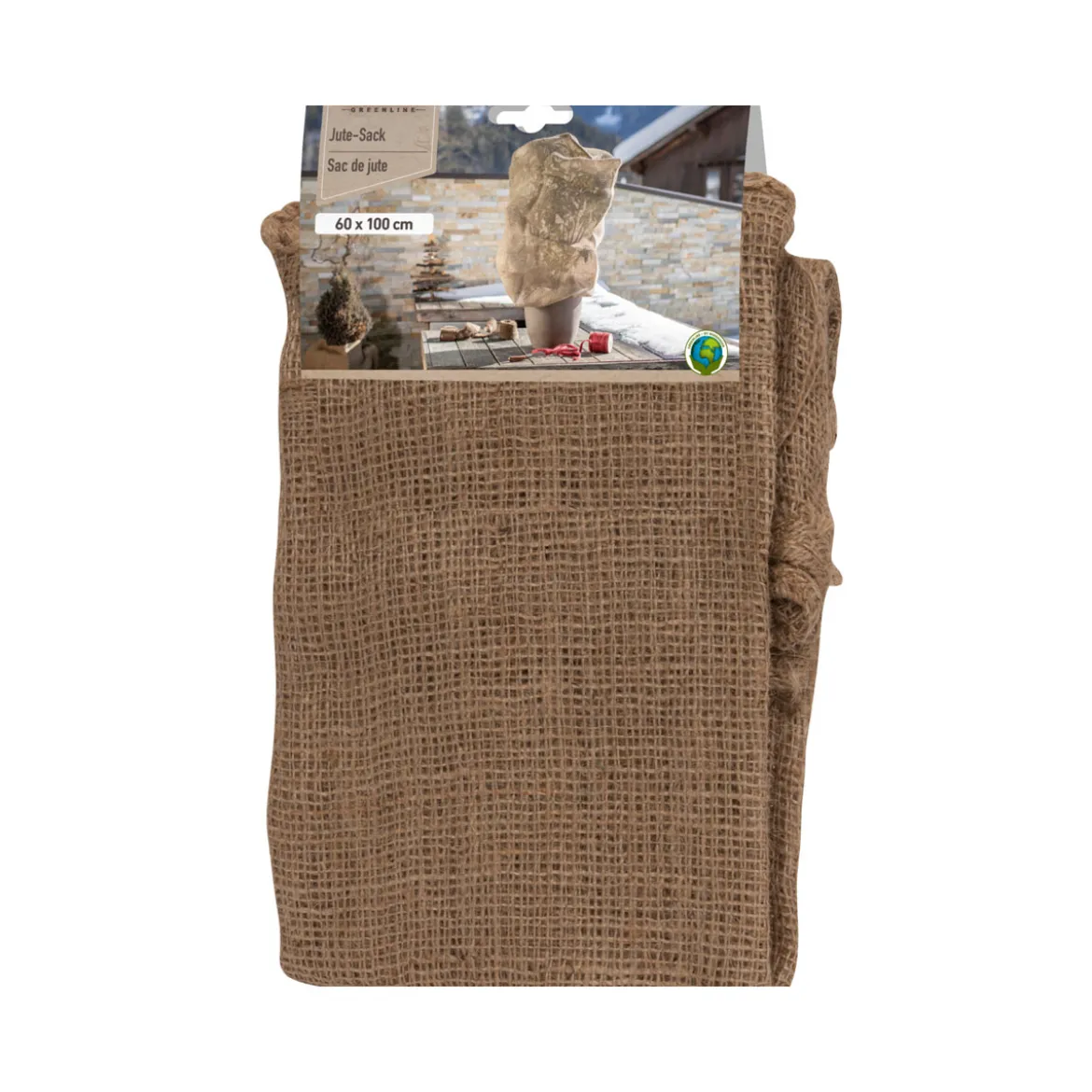 Jute-Sack 60x100cm, natur