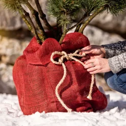 Jute-Sack 70x100 cm, rot