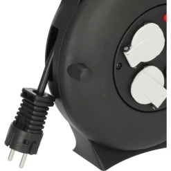 Kabelbox Vario-Line VL2-X 10m USB4-fach schwarz H05VV-F 3G1,5 2xUSB