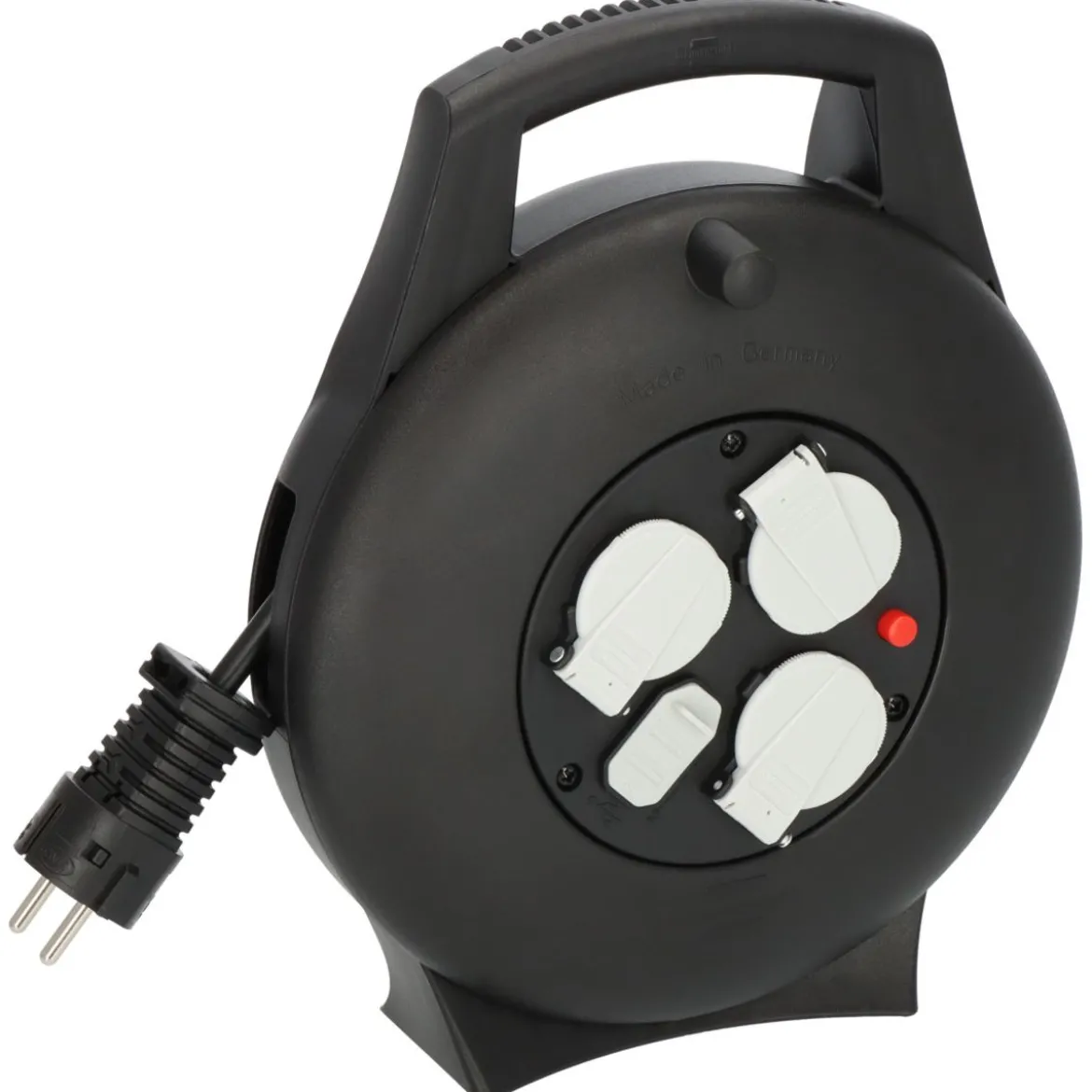 Kabelbox Vario-Line VL2-X 10m USB4-fach schwarz H05VV-F 3G1,5 2xUSB