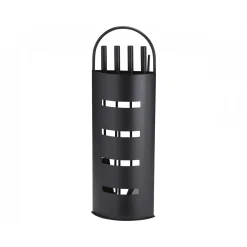 Kaminbesteck 4tlg Stahl schwarz beschichtet