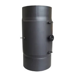 Kaminfilter - KaminFILTERKat, Ø 150 mm, mit Revisionstür, Farbe: Dunkelgrau
