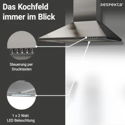 Kaminhaube Edelstahl CH22058IXB60 CM
