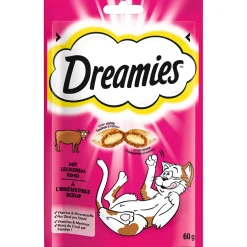 Katzensnack Dreamies mit Rind 60 g