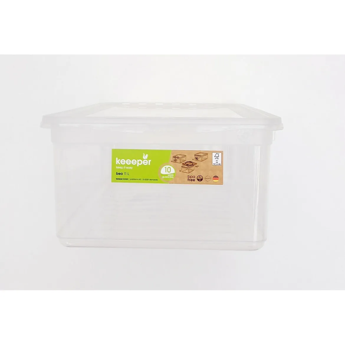 keeeper Aufbewahrungsbox Bea 39 x 14 x 26,5 cm 11 L