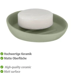 Keramik Seifenablage Mod. Badi lindgruen