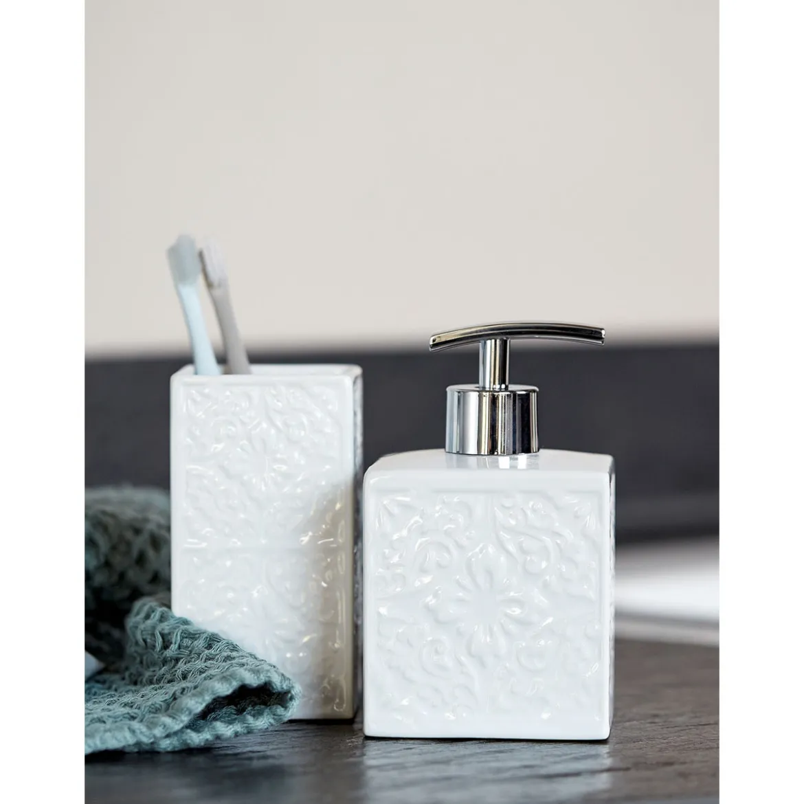 Keramik Seifenspender Mod. Cordoba,weiss