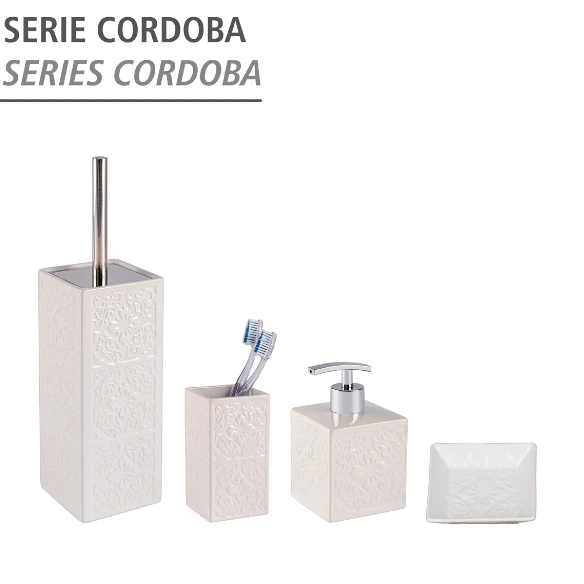 Keramik Seifenspender Mod. Cordoba,weiss