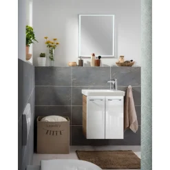 Keramik WT GWC 55,5x16x30 cm li. weissf. WT-Unterschraenke Milano GWC 8433x