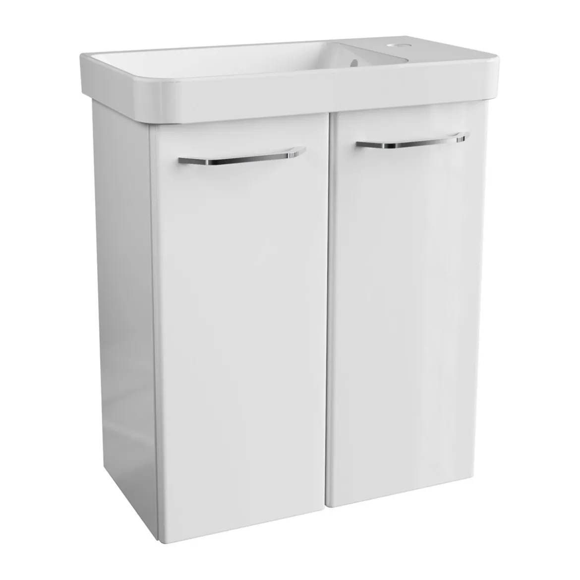 Keramik WT GWC 55,5x16x30 cm li. weissf. WT-Unterschraenke Milano GWC 8433x