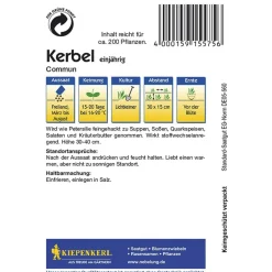 Kiepenkerl Kerbel Commun einjährig