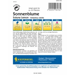 Kiepenkerl Sonnenblume Soluna Lemon