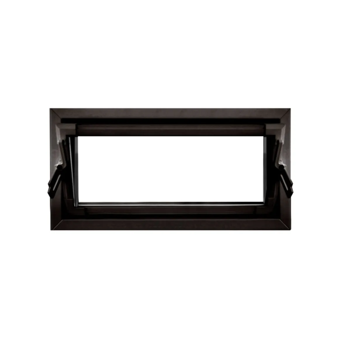 Kippfenster Q59 800 x 400 mm ISO Glas braun