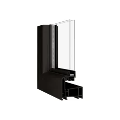 Kippfenster Q59 800 x 400 mm ISO Glas braun