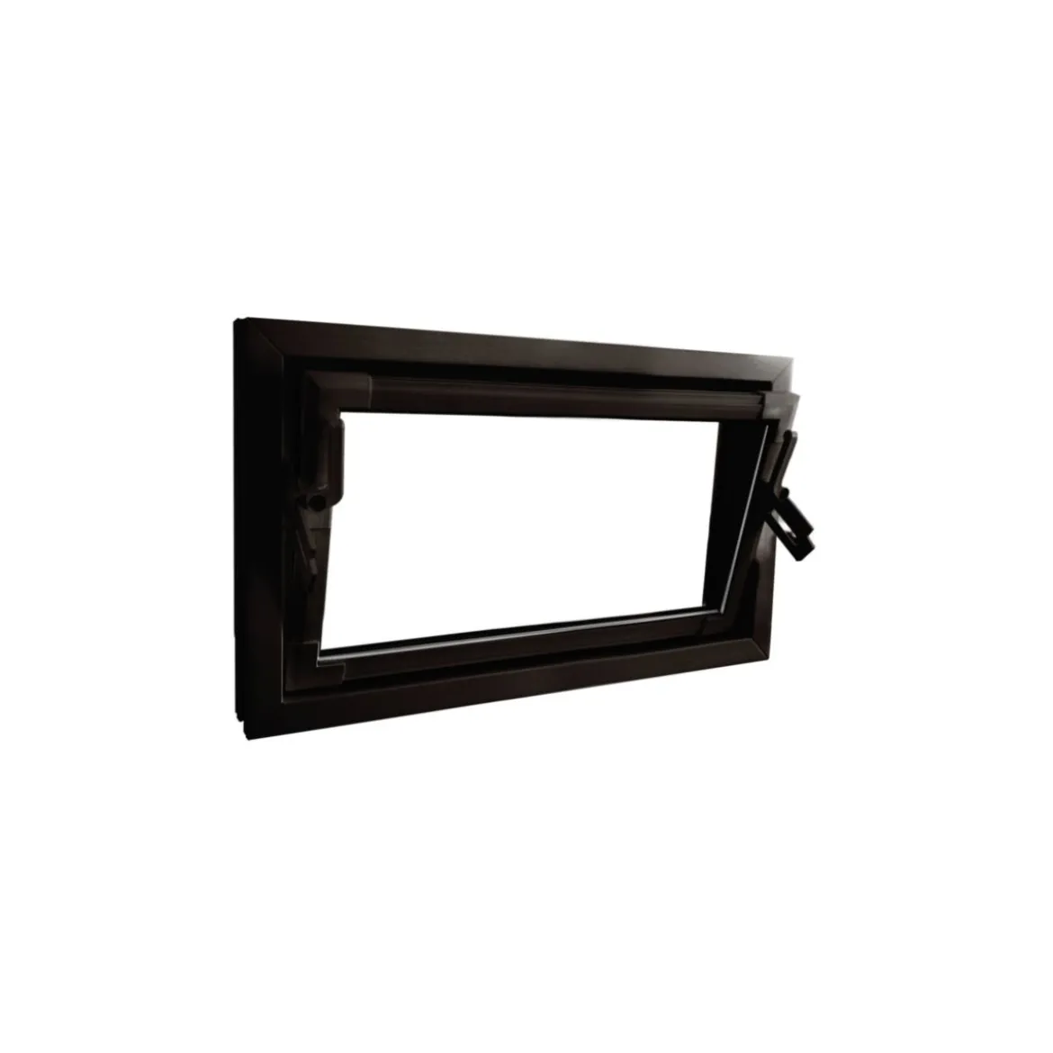 Kippfenster Q59 800 x 400 mm ISO Glas braun