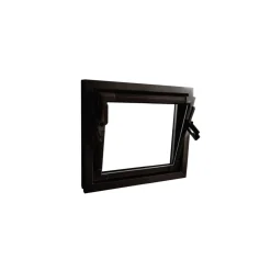 Kippfenster Q59 600 x 500 mm ISO Glas braun