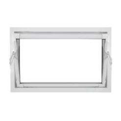 Kippfenster Q59 900 x 600 mm ISO Glas weiss