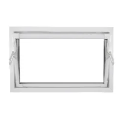Kippfenster Q59 1000 x 600 mm ISO Glas weiss