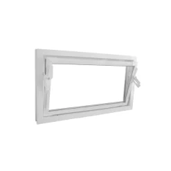 Kippfenster Q59 800 x 500 mm ISO Glas weiss